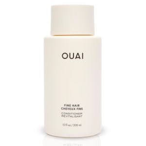 OUAI Fine Conditioner. This Lightweight Conditioner Gives Fine Hair Softness, Bounce and Volume. Made with Keratin and Biotin. Free from Parabens, Sulfates, and Phthalates (10 oz)"