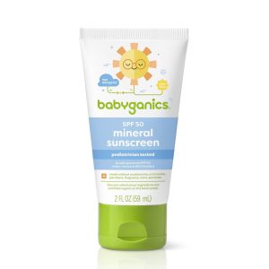 Babyganics Mineral Sunscreen Lotion, SPF 50, 2 fl oz"