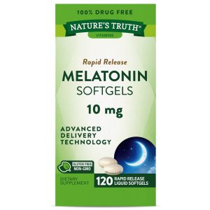 Melatonin 10mg | 120 Softgels | by Nature's Truth