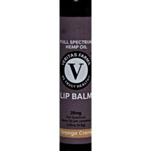 Veritas Farms Full Spectrum Hemp Oil Lip Balm - Orange Creme 25 mg 0.15 oz Balm