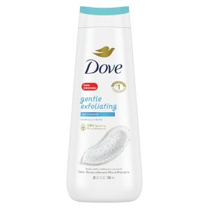 Dove Gentle Exfoliating Long Lasting Women's Body Wash Sea Minerals All Skin, 20 oz"