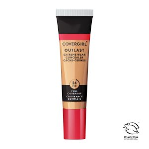 COVERGIRL Outlast Extreme Wear Concealer, Warm Beige, .3 fl oz, Full Coverage, All Day Wear"