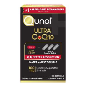 Qunol Ultra CoQ10, 100mg Softgels, Dietary Supplement, 30 Count"