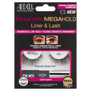 Ardell Magnetic Megahold Liner & False Eyelashes, 056 Black Fake Lashes"