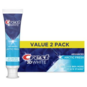 Crest 3D White Adv Arctic Fresh Whitening Toothpaste, 3.3 oz, Pk of 2"