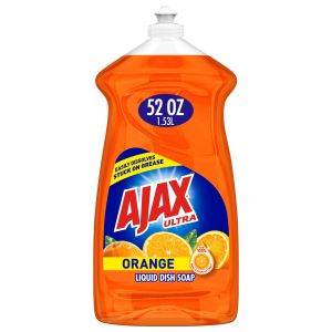 Ajax Ultra Triple Action Dishwashing Liquid Dish Soap, Orange - 52 fluid ounce"