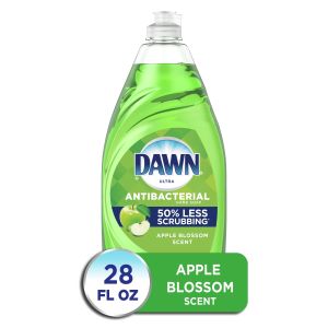 Dawn Ultra Antibacterial Liquid Dish Soap, Apple and Blossom Scent, 28 Fluid Ounce"