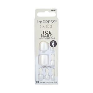 imPRESS Press-On Manicure Square Fake Toenails - Dreamlike - 27ct