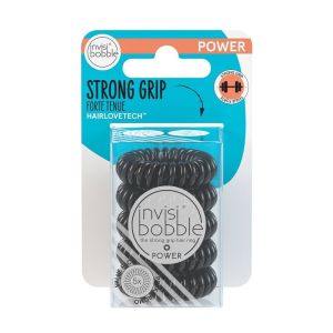 invisibobble Power Multipack Hair Elastics - True Black - 5ct