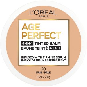 L'Oreal Paris Age Perfect Balm Foundation Makeup, F20 Fair, 0.609 fl oz"