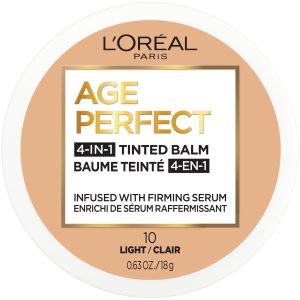 L'Oreal Paris Age Perfect Balm Foundation Makeup, L10 Light, 0.609 fl oz"