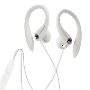 Magnavox White Earhook Headphones with Microphone MHP4854WT