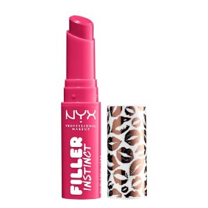 NYX Professional Makeup Filler Instinct Sheer Plumping Lip Balm, Hydrating formula, infused with Hyaluronic Acid and Ginger, Juicy Pout"