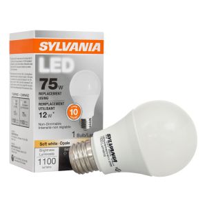 Sylvania LED Light Bulb, A19, 75W Equivalent, Soft White"