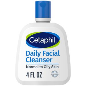 Cetaphil Daily Facial Cleanser for Sensitive, Combination to Oily Skin Cleanser, 4 oz"