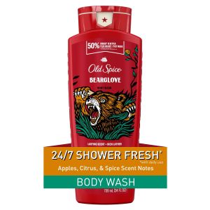 Old Spice Body Wash for Men, Bear Glove, Long Lasting Lather, All Skin Types, 24 fl oz"