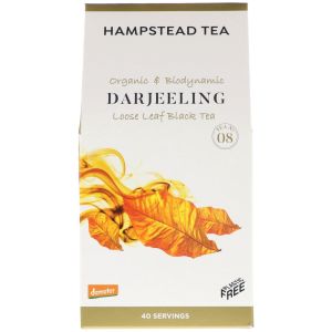 Hampstead Tea  Organic   Biodynamic  Loose Leaf Black Tea  Darjeeling  3 53 oz  100 g