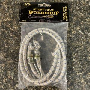 2pc Workshop Heavy Duty Bungee Stretch Cords 24