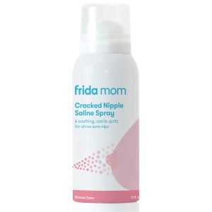 Frida Mom Cracked Nipple Soothing Saline Spray, Nipple Butter and Cream Alternative, 2 fl oz"