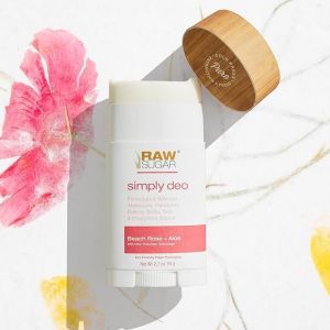 Raw Sugar Simply Deo Beach Rose + Aloe Scent