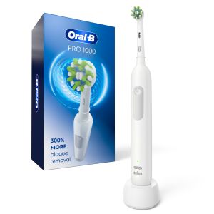 Oral-B Pro 1000 Rechargeable Electric Toothbrush, White, 1 Ct"