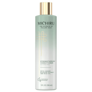 Michiru Cherry Blossom Extract  Rice Oil Silicone-Free Strengthening Conditioner - 9 fl oz