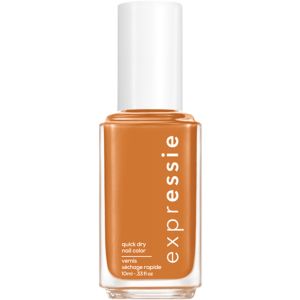 essie Expressie Quick Dry Vegan Nail Polish, Brown Orange, 0.33 fl oz Bottle"