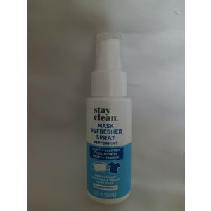 Face Mask Refresher Sanitizing Cleanser Spray  Peppermint Essential Room