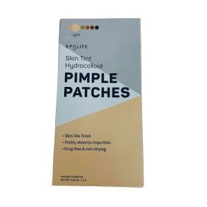 Spalife Skin Tint Hydrocolloid Pimple Patches Light Tint Concealer 14ct 0.05 Oz.