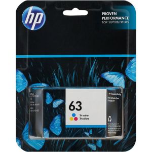 Original HP 63 Tri-color Ink Cartridge | Works with HP DeskJet 1112, 2130, 3630 Series; HP ENVY 4510, 4520 Series; HP OfficeJet 3830, 4650, 5200 Series | Eligible for Instant Ink | F6U61AN"