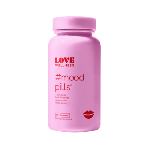 Love Wellness, Mood Pills, 60 Capsules, Herbal Supplement, Helps Keep Your Mood, Happy & Relaxed - Helps with Stress Relief, PMS Hormones, & Supports Mood"