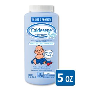 Caldesene Cornstarch Baby Powder with Zinc Oxide, Talc-Free Baby Powder, 5 Oz"