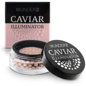 Wunder2 CAVIAR ILLUMINATOR - Cream Highlighter Makeup For Glowy Skin, Mother of Pearl Colour"