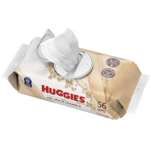 Huggies Wipes with Oat, Aloe & Vitamin E, Unscented, 1 Pack, 56 Total Ct (Select for More Options)"