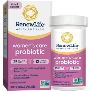 ReNew Life Ultimate Flora Women's Daily Probiotic Veggie Capsules 30 ea (Pack of 3)