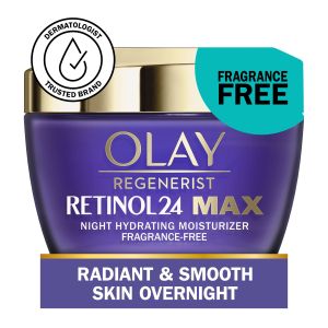 Olay Skincare Regenerist Retinol 24 MAX Night Face Moisturizer, Anti-Aging Cream, 1.7 oz Jar"