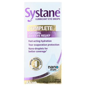 Systane Complete Dry Eye Care Symptom Relief Eye Drops, 10 ml"