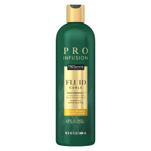 TRESemme Pro Infusion Fluid Curls Daily Shampoo for Curly Hair with Hyaluronic Acid, 16.5 fl oz"