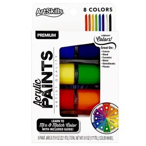 Artskills, Premium Acrylic Paint Set, 8 Count"