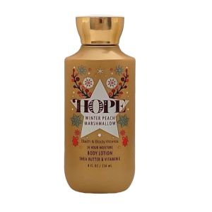 Bath & Body Works Hope Winter Peach Marshmallow Smooth Body Lotion 8 fl oz