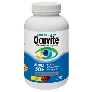 Bausch & Lomb Ocuvite Adult 50+ Eye Supplement - 150 Mini Softgels, Exp. 12/24"