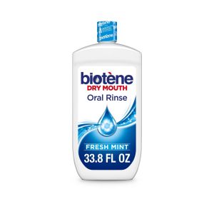 Biotene Moisturizing Dry Mouth Oral Rinse Mouthwash, Fresh Mint, 33.8 oz, for Children and Adults"