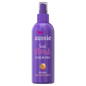 Aussie Total Miracle Kids Detangling Spray, for All Hair Types, Paraben Free, 8 fl oz"