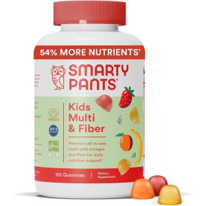 SmartyPants Kids Complete and Fiber Dietary Supplement Gummies, 120 Ct"