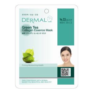 Dermal Green Tea Collagen Essence Face Mask 23g, 1 count"