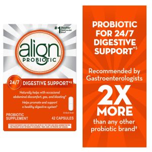 Align Probiotic Capsules, Men and Women's Daily Probiotic Supplement for Digestive Health, 42 Ct"