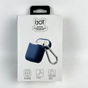 iJoy Silicone Protective Cover Case For Apple Airpods - Blue