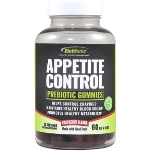 Appetite Control Prebiotic Gummies Weight Management Raspberry Flavor -60 Count