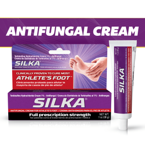 Silka Antifungal Cream, Prescription Strength Fungus Foot Treatment, 1oz"