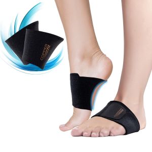 Copper Fit® Unisex Arch Relief Plus with Built-in Orthotic Support, Support for Plantar Fascia, Black"